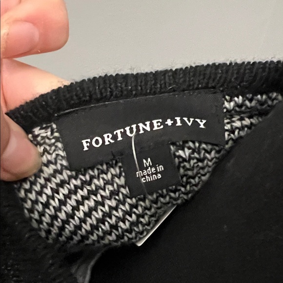 Chic Plaid Open Front Cardigan - Black and White NWOT Stitch Fix - Picture 2 of 6